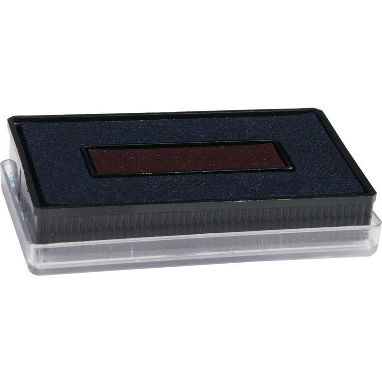 Xstamper ClassiX Replacement Pad - 1 Each - Red, Blue Ink - Blue Xstamper ClassiX Replacement Pad - 1 Each - Red, Blue Ink - Blue