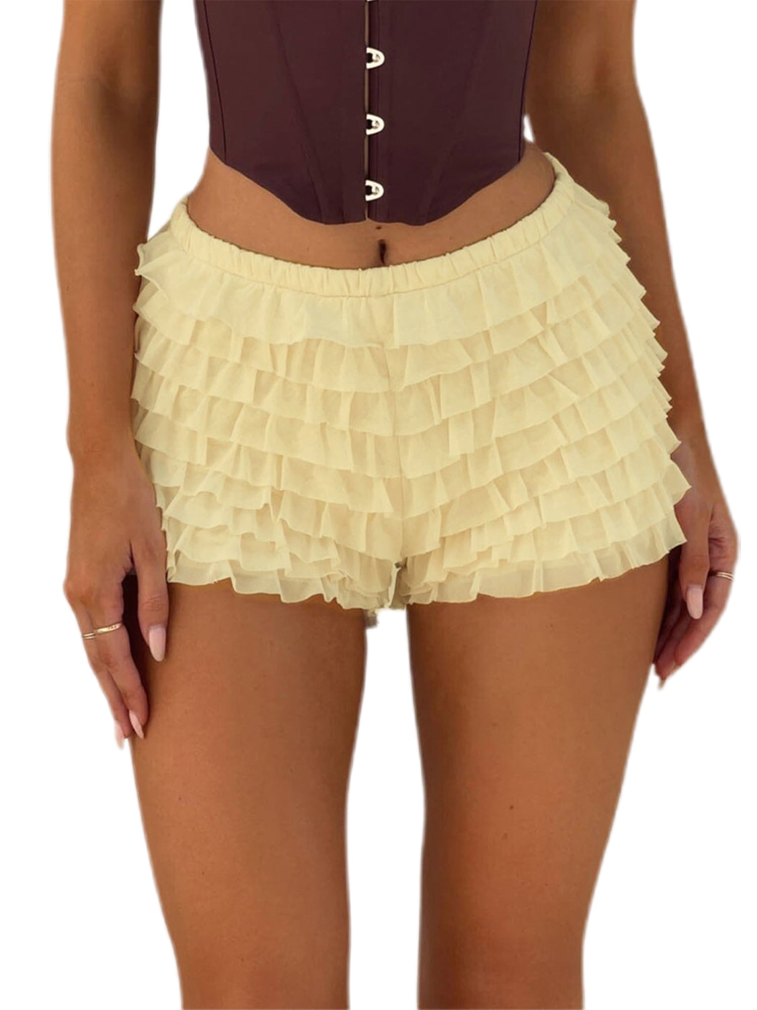その他 mirha&puff Picnic camisole Ruffle Pants Amazon.com: Fun Shack Women's Black Ruffle Pants, One Size