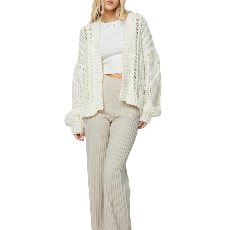 Solid Color Bat Sleeve Loose Sweater Solid Color Bat Sleeve Loose Sweater