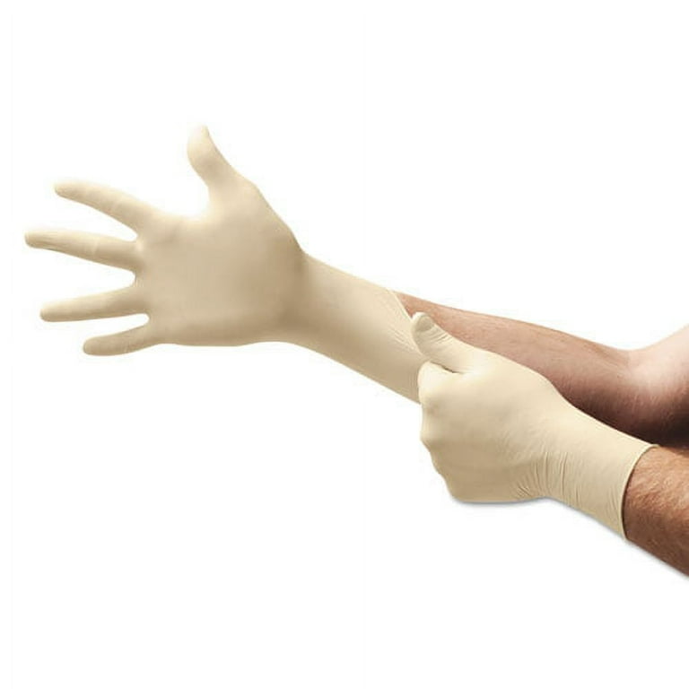 XT Premium Latex Disposable Gloves, Powder-Free, Medium, 100/Box XT Premium Latex Disposable Gloves, Powder-Free, Medium, 100/Box