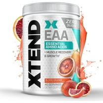 XTEND EAA Post-Workout Powder, for Muscle Recovery, Sugar-Free, Blood Orange, 40 Servings