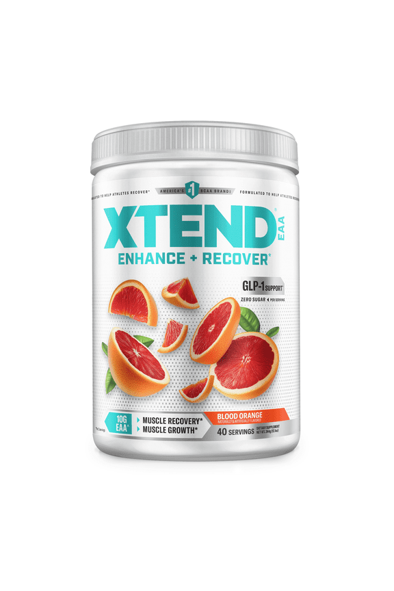 EAA Post-Workout Powder, for Muscle Recovery, Sugar-Free, Blood Orange, 40 Servings