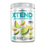 XTEND EAA Post-Workout Powder, for Muscle Recovery, Sugar-Free, Lemon Lime, 40 Servings