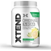 XTEND Original 7g BCAA Powder, for Muscle Recovery, Sugar-Free, Lemon Lime Squeeze, 90 Servings