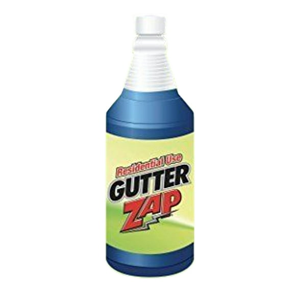 Xterior Inc -Gutter Zap Environmentally Safe Black Streak Gutter Cleaner Commercial- 32 fl oz. Black