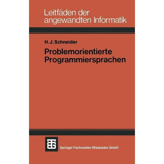 Xteubner Studienbücher Informatik Problemorientierte Programmiersprachen, (Paperback)