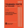 thumbnail image 1 of Xteubner-Texte Zur Informatik Flexible Speicherung Und Indexierung Komplexer Datenbankobjekte, Book 22, (Paperback), 1 of 1