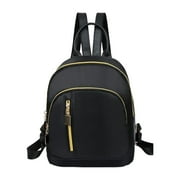 Bidobibo Mini Backpack for Women PU Leather Anti-theft Backpack Purse Shoulder Bag Casual Wild Soft Leather Dual-use Small Black Backpack