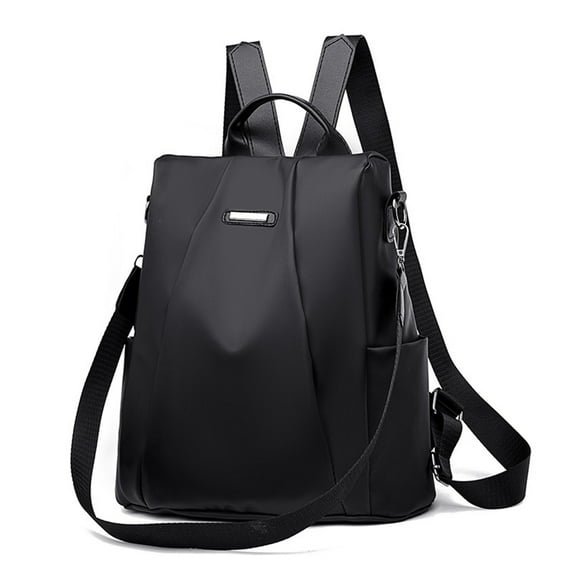 Bidobibo Mini Backpack for Women PU Leather Anti-theft Backpack Purse Shoulder Bag Casual Wild Soft Leather Dual-use Small Black Backpack