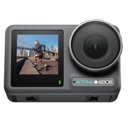 Xtra Edge 4K Action Camera, 1/1.3 Inch CMOS Sensor, Dual Touchscreens, 10-bit X-Log, Hyper Stabilization, Underwater Diving Camera for Cycling & Extreme Sports