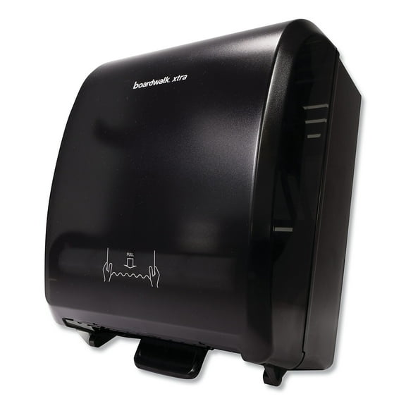 Xtra Mechanical Hands-Free Towel Dispenser 12.31 x 9.31 x 15.94, Black