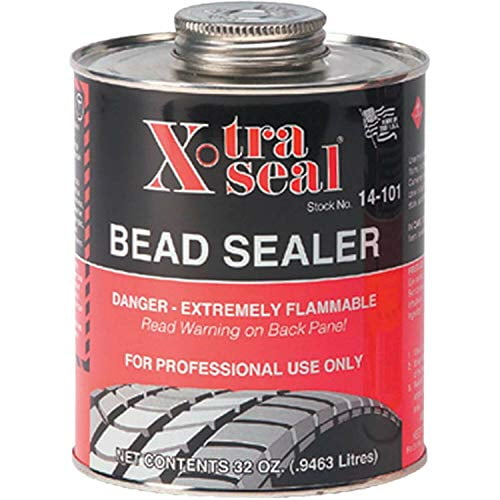 Xtra Seal Tire  32 oz Black w/Brush Top Can PRO Quart