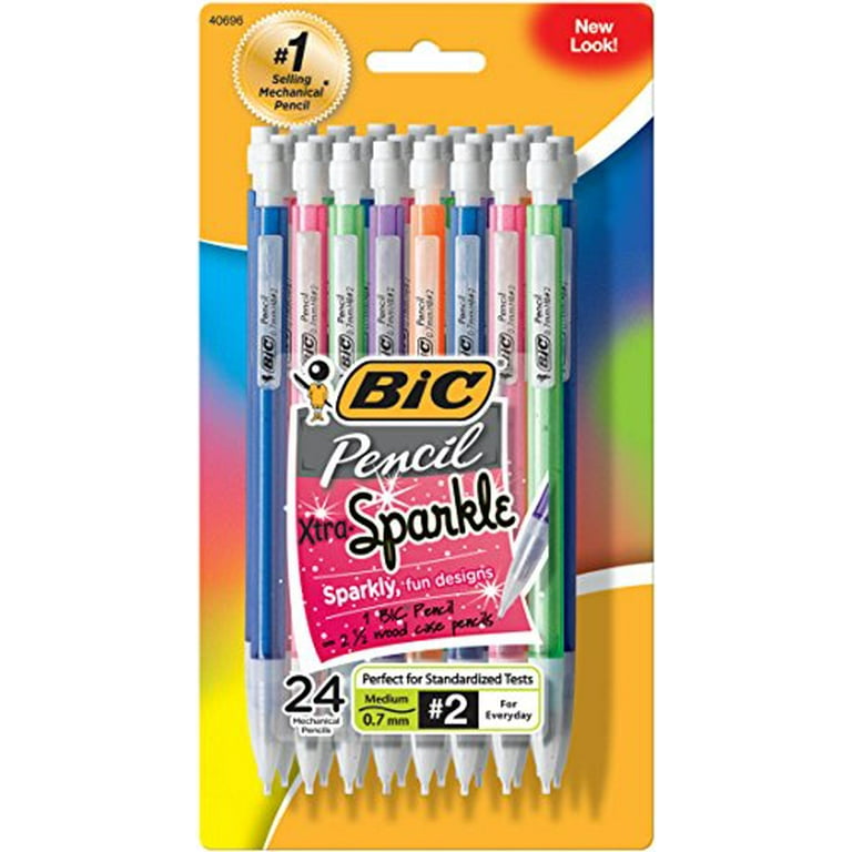 Xtra-Sparkle Mechanical Pencil Value Pack, 0.7 mm, HB (#2), Black Lead, Assorted Barrel Colors, 24/Pack Xtra-Sparkle Mechanical Pencil Value Pack, 0.7 mm, HB (#2), Black Lead, Assorted Barrel Colors, 24/Pack