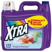 Xtra Tropical Passion, 172 Loads Liquid Laundry Detergent, 206.4 fl oz