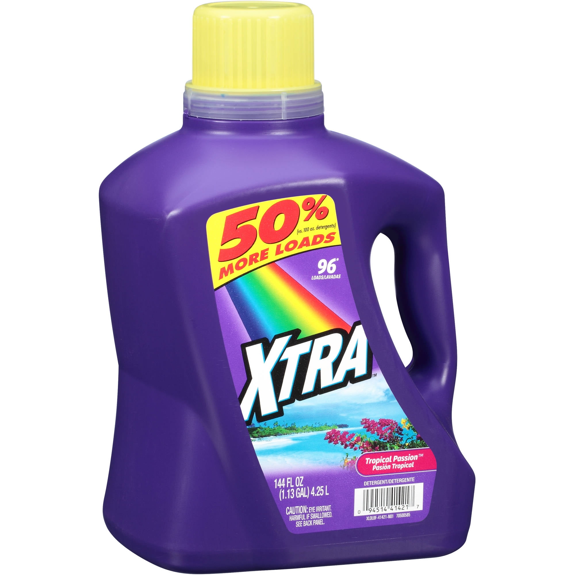 Xtra Tropical Passion Liquid Laundry Detergent, 144 fl oz