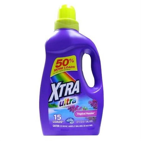 Xtra Ultra Laundry Detergent Liquid Tropical Passion-15 Load, 1 Pack