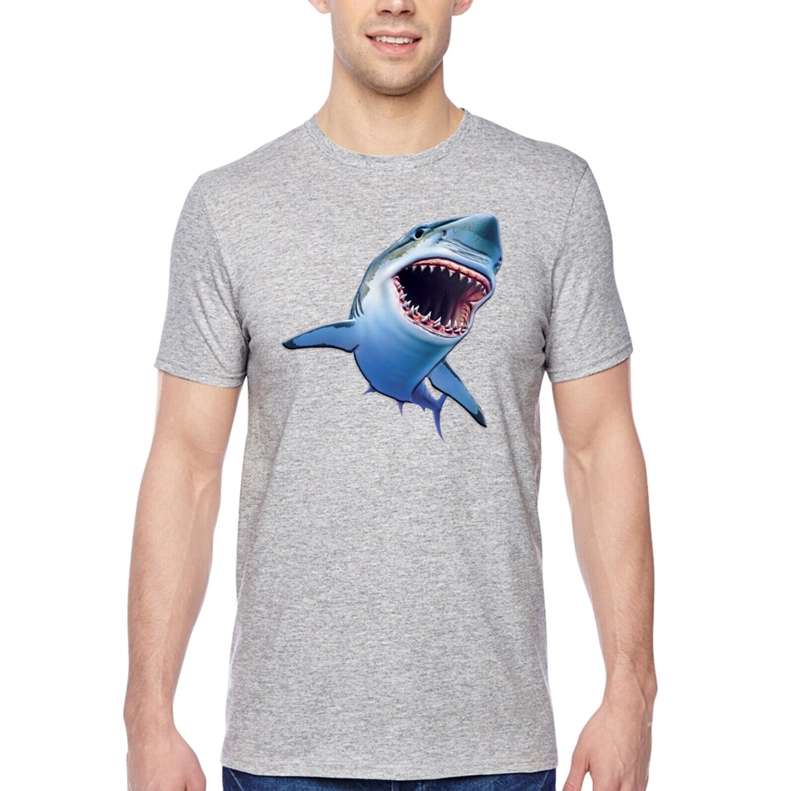 Great white shark t cheap shirt