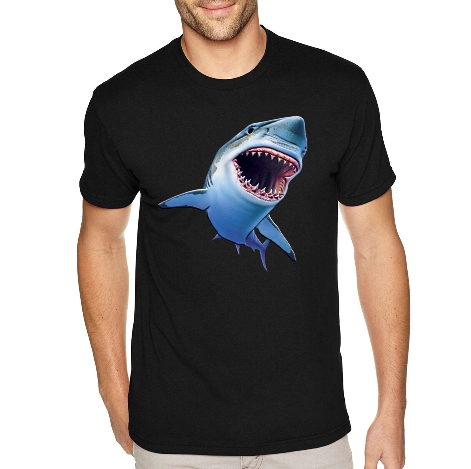 Great white hotsell shark t shirt