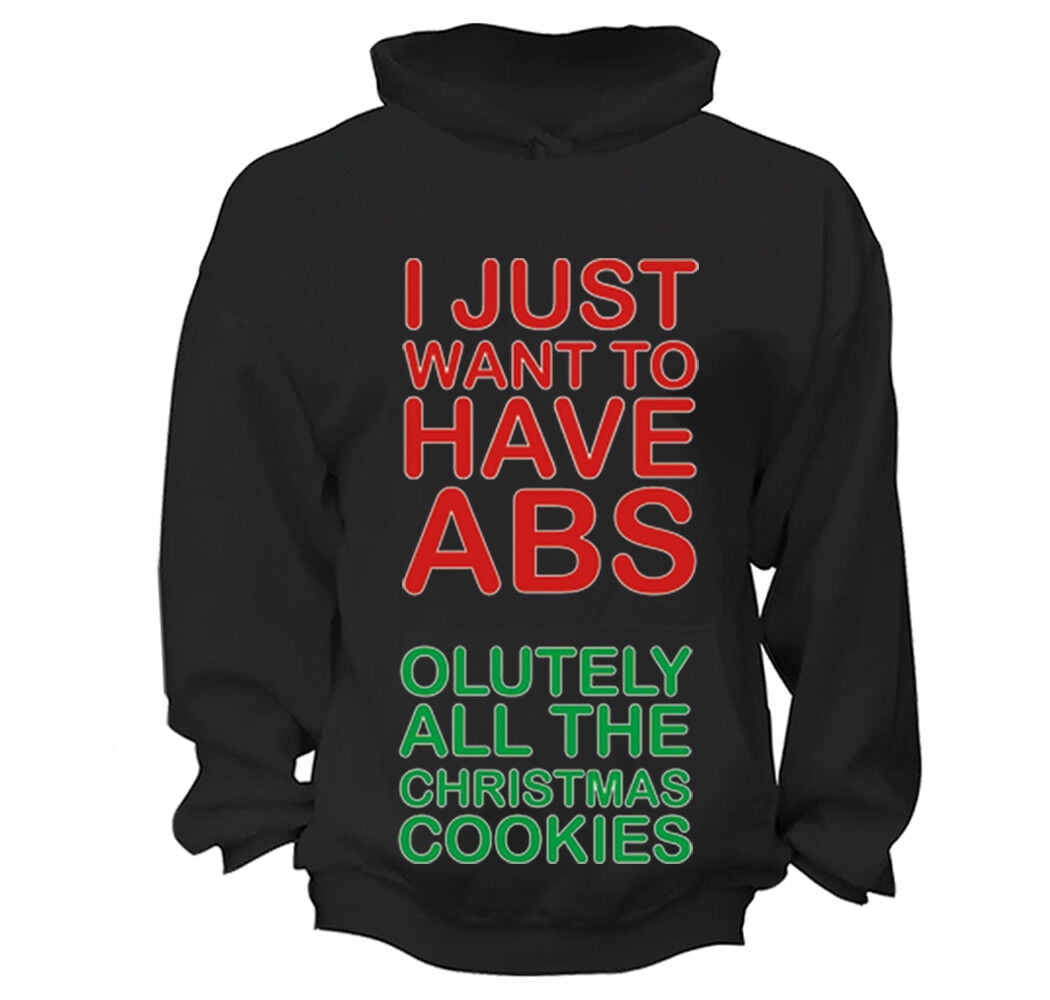 XtraFly Apparel Unisex Santa ABS Cookies Gingerbread Funny Gift