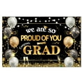 thumbnail image 1 of Xtralarge Congrats Grad Banner - 72x44 Inch | Congrats Grad We are So Proud of You Banner, Graduation Decorations Class of 2026 | 2026 Graduation Decorations, Graduation Party Decorations, #A, 1 of 7