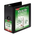 thumbnail image 1 of Xtralife Clearvue Non-stick Locking Slant-d Ring Binder, 3 Rings, 6" Capacity, 11 X 8.5, Black, 1 of 6