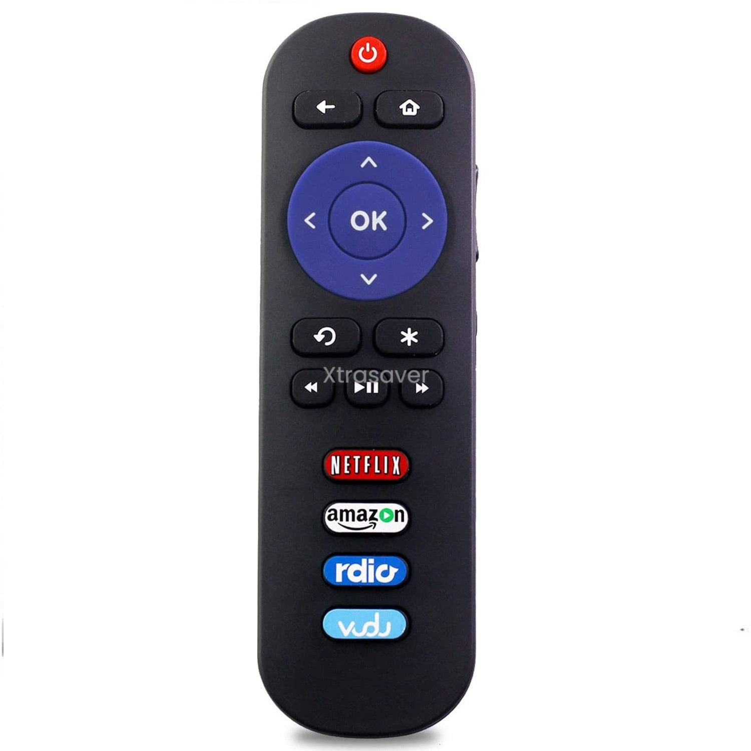 Télécommande universelle remplacée compatible avec tous les téléviseurs TCL  Roku avec Netflix  Rdio Vudu 