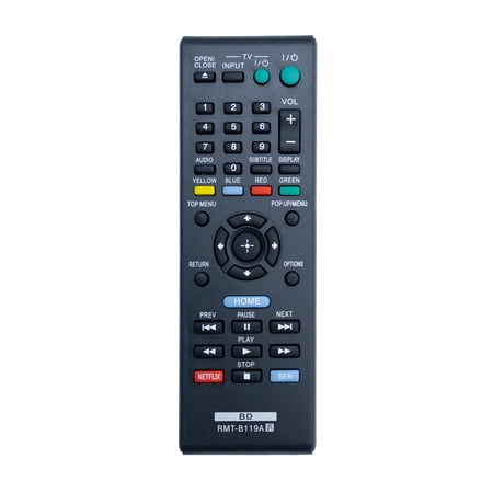 Xtrasaver RMT-B119A Replacement Remote Control for Sony Blu-Ray Disc DVD Player BDP-BX59 BDP-S390 BDP-S590 BDP-BX110 BDP-S1100 BDP-S3100 BDP-BX310 BDP-BX510 BDP-S580 DP-BX510 BDP-BX59 BDP-BX39