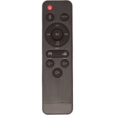 Replacement Remote Control For Onn Sound Bars – Fits Models 100024201 100020788 100008045, Black