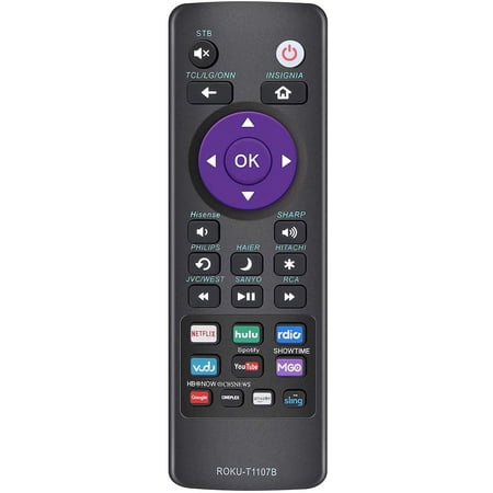 Xtrasaver Universal Replacement Remote Control for Roku TCL HISENSE ONN Sharp Element Insignia HITACHI HAIER Philips Westinghouse LG RCA TV 32 43 55 70 75 UHD 4K TVs and Roku Streaming Player Boxes