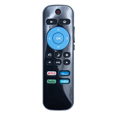 Xtrasaver Universal TV Remote for Roku TVs, Replacement Remote Applicable for All TCL / Hisense / Sharp / Onn Roku Smart LED TVs. ?Not for Roku Stick and Box?(Netflix/Disney+/Hulu/Vudu)