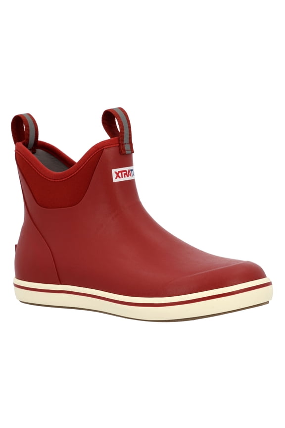 Men's 6in ADB Rust Red Ankle Deck Boots, Size: 12 (XMAB602-12)