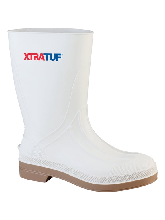 Mens Shrimp Boot, White, 13 — Residential Use, Standard Application