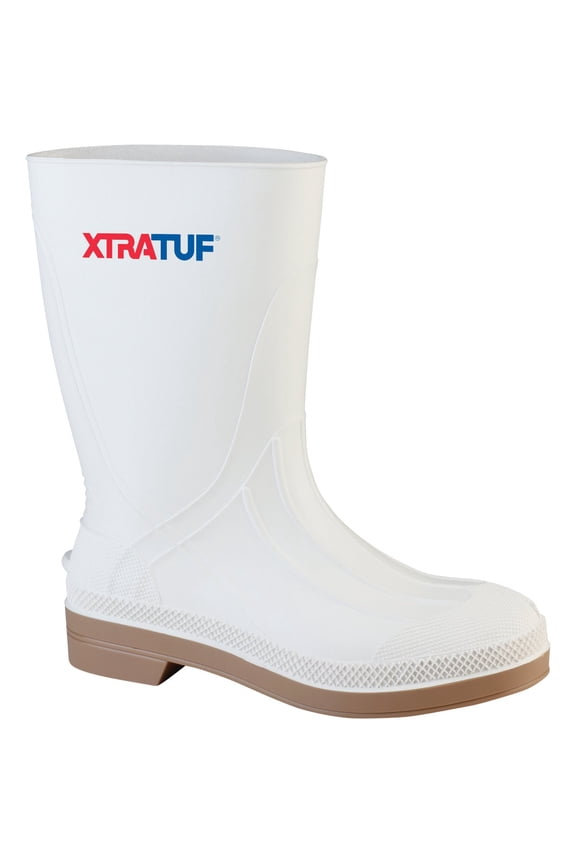 Mens Shrimp Boot, White, 13 — Residential Use, Standard Application