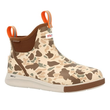XTRATUF Adult Male ADB Sport 6in Duck Camo Ankle Deck Boots, Size: 9 (XADSMDCM-9)