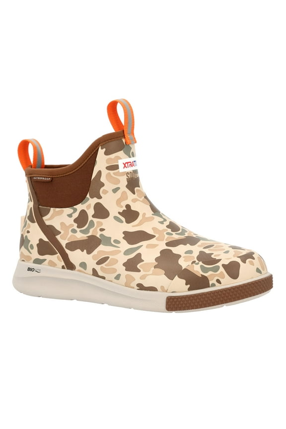 Adult Male ADB Sport 6in Duck Camo Ankle Deck Boots, Size: 10 (XADSMDCM-10)