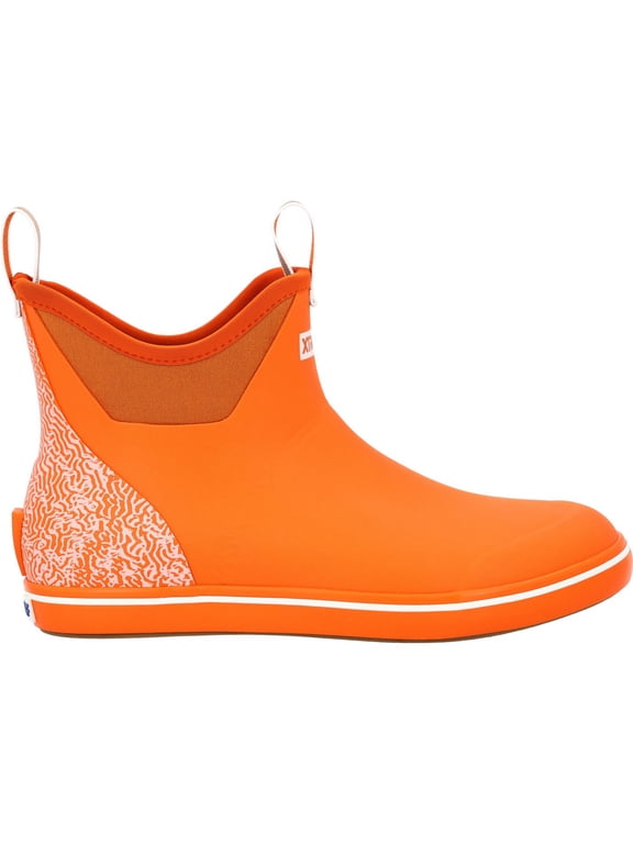 Men's Tailgate Ankle Deck Boot, Burnt Orange, Size 10(M)