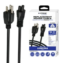 Xtreme 3 Prong 10ft Replacement Power Cable for Samsung and LG Computers, TV, New Monitors