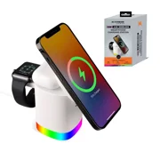 Xtreme 3-in-1 Mag-Safe 15W Wireless Charging Station with Apple Watch and AirPods Dock