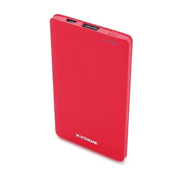 Xtreme 3000 mAh Power Bank, Red