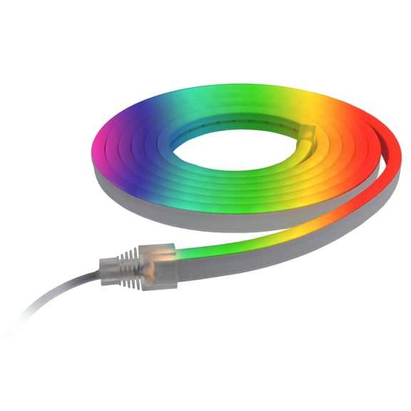 Xtreme 6.5ft Lit Multicolor Neon LED Strip, Customizable, 20 Flash Modes, 0.25 lb, Remote Control