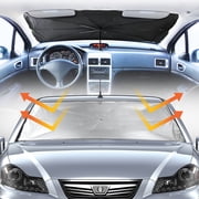 Xtreme Car Windshield Sun Shade Umbrella, Foldable Car Window Sunshade with Reflective Material, UV Block & Heat Protection, Compact Storage, Fits Most Vehicles