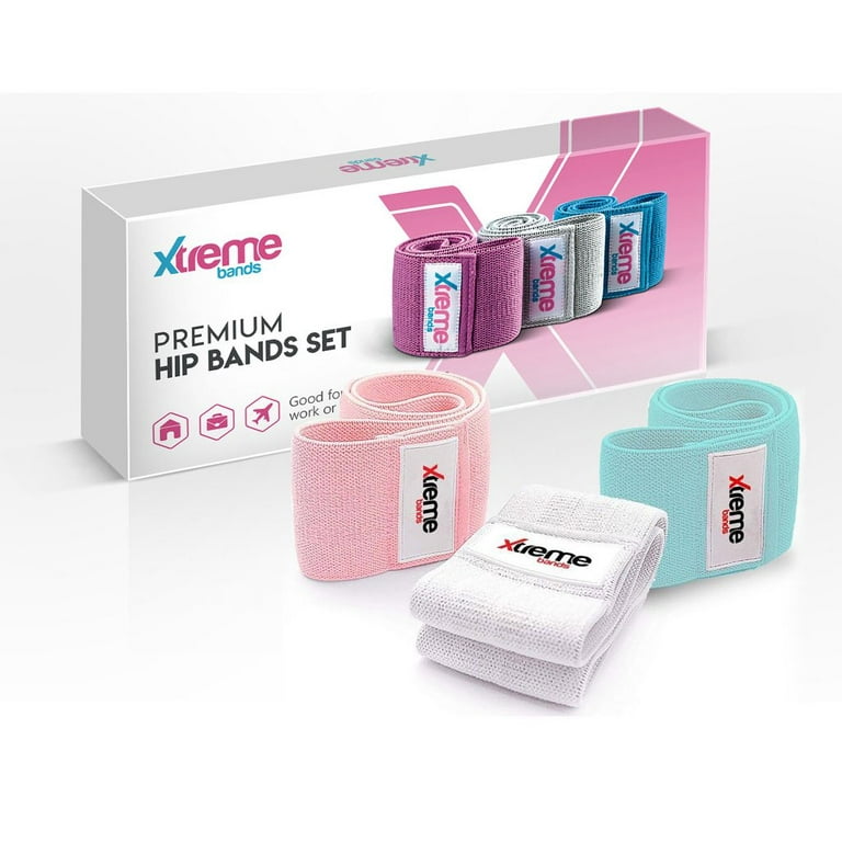 Xtreme Bands | Hip Resistance Bands 3 Pack (Light, Medium +
