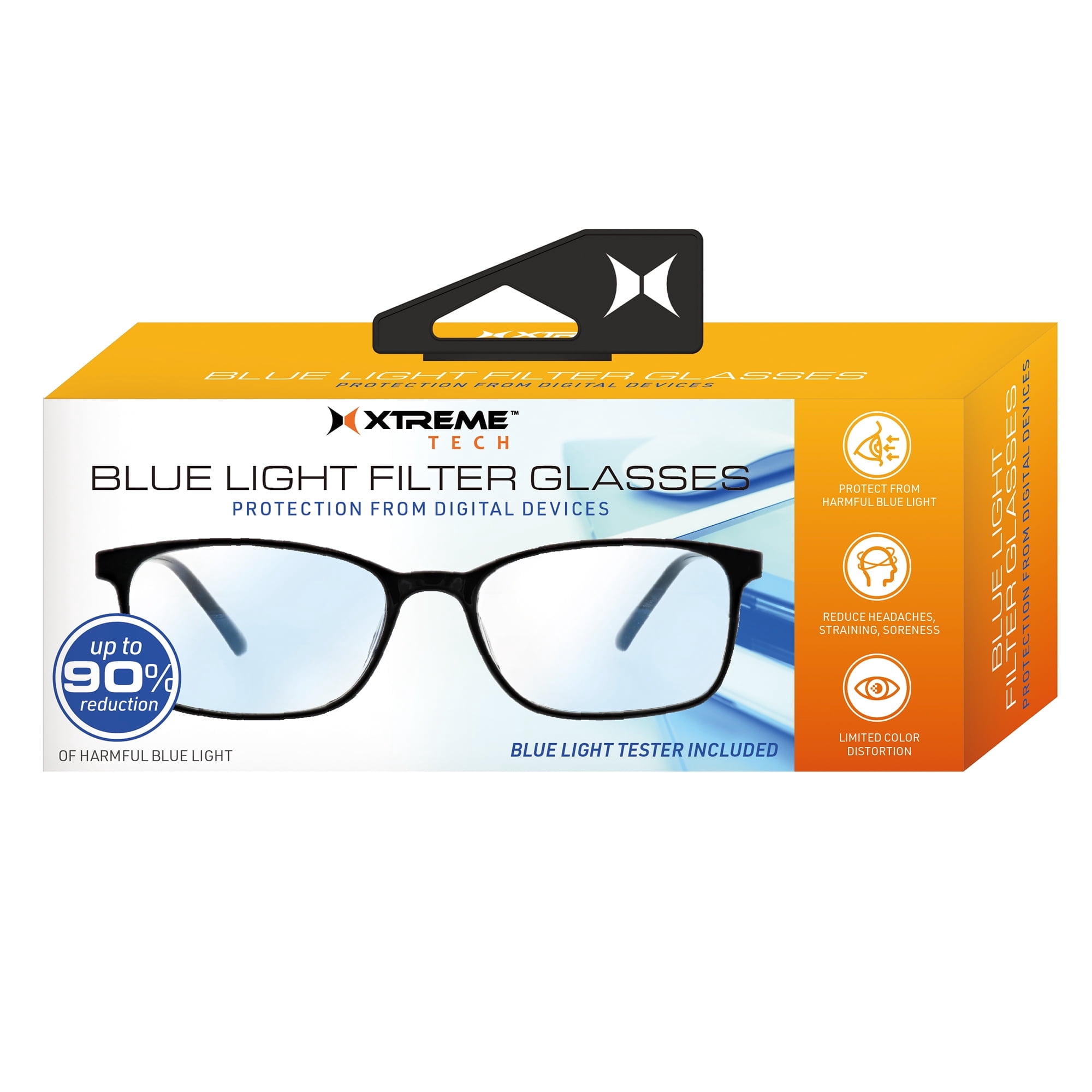 Xtreme Blue Light Blocking Glasses, Computer Glare Blocker, Reduces ...