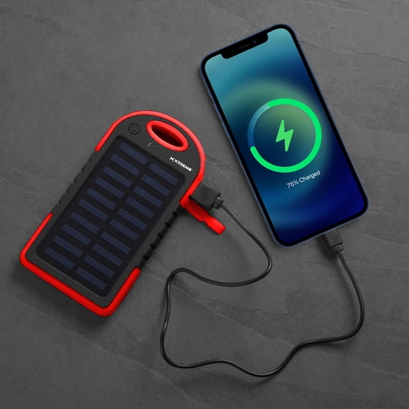 Xtreme Cables 5000mAh Solar Battery Bank