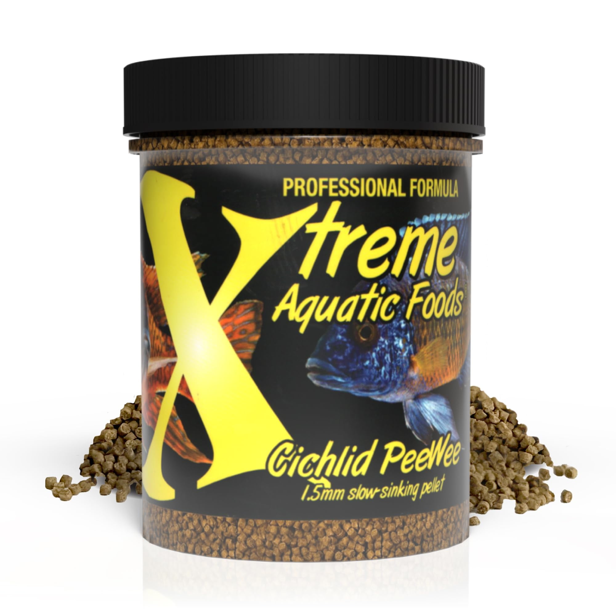 Xtreme Cichlid Peewee 1.5 mm Pellets Proven Nutrition Cichlids