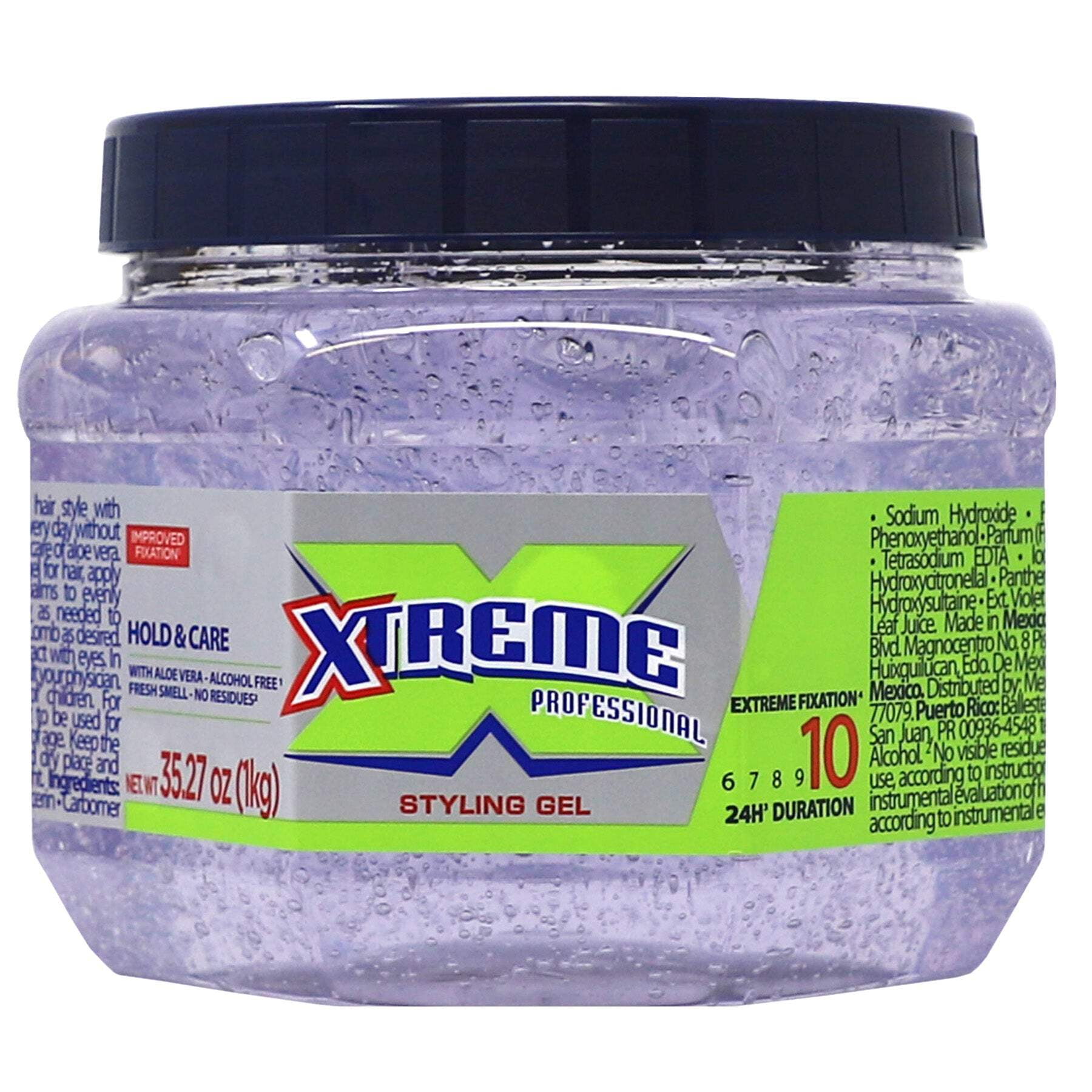 Xtreme Clear Styling Gel 450g - Transparente Gel de Peinado (Pack