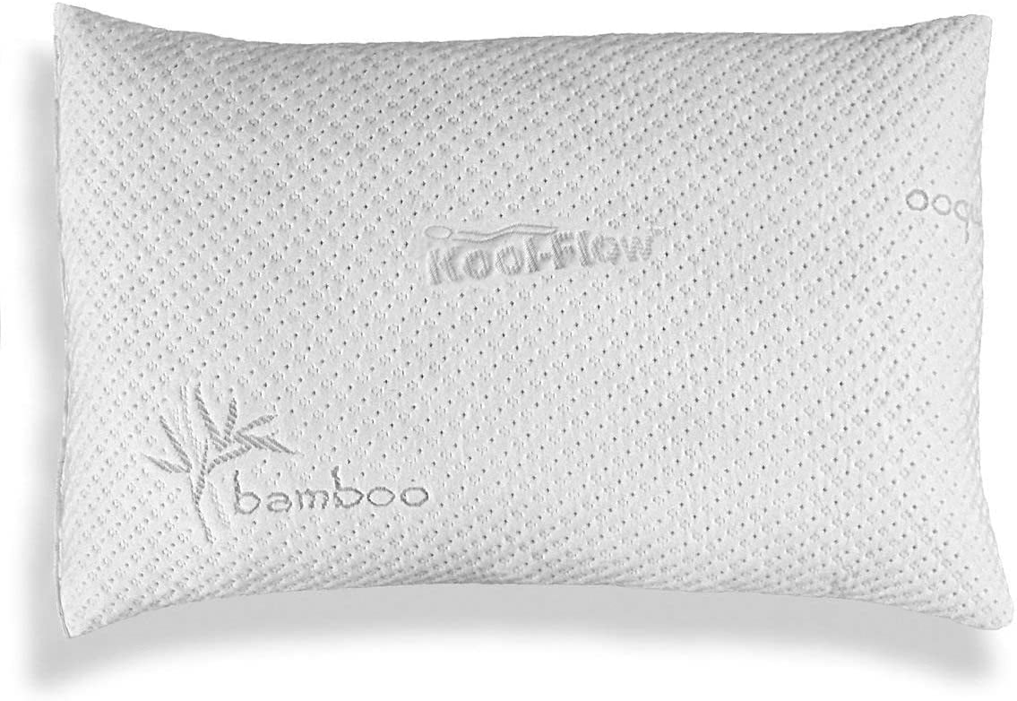 Xtreme Comforts Shredded Memory Foam Pillow, Back & Stomach Sleepers, Queen  