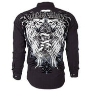 Xtreme Couture Affliction Men's Button down Shirt Kings Fall