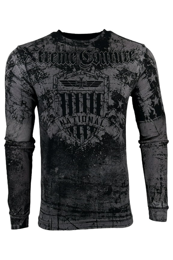 By Affliction Men's Long Sleeve T-shirt Lethal Moves