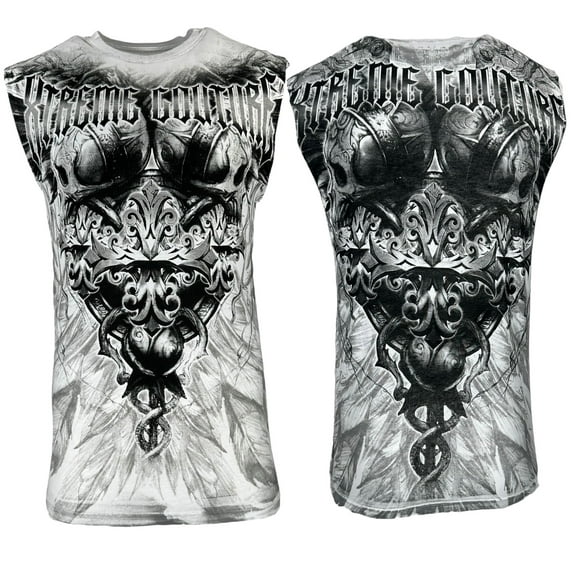 Xtreme Couture By Affliction Men's Muscle T-shirt Tank Top Genocyber